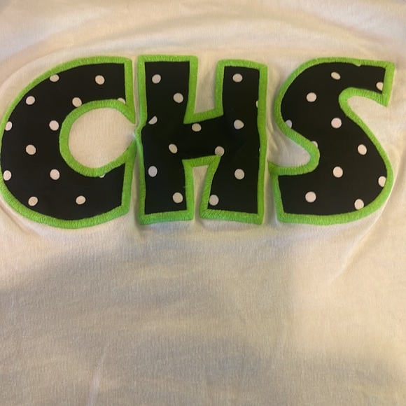 Varsity white tank top CHS women’s XS - Picture 2 of 8